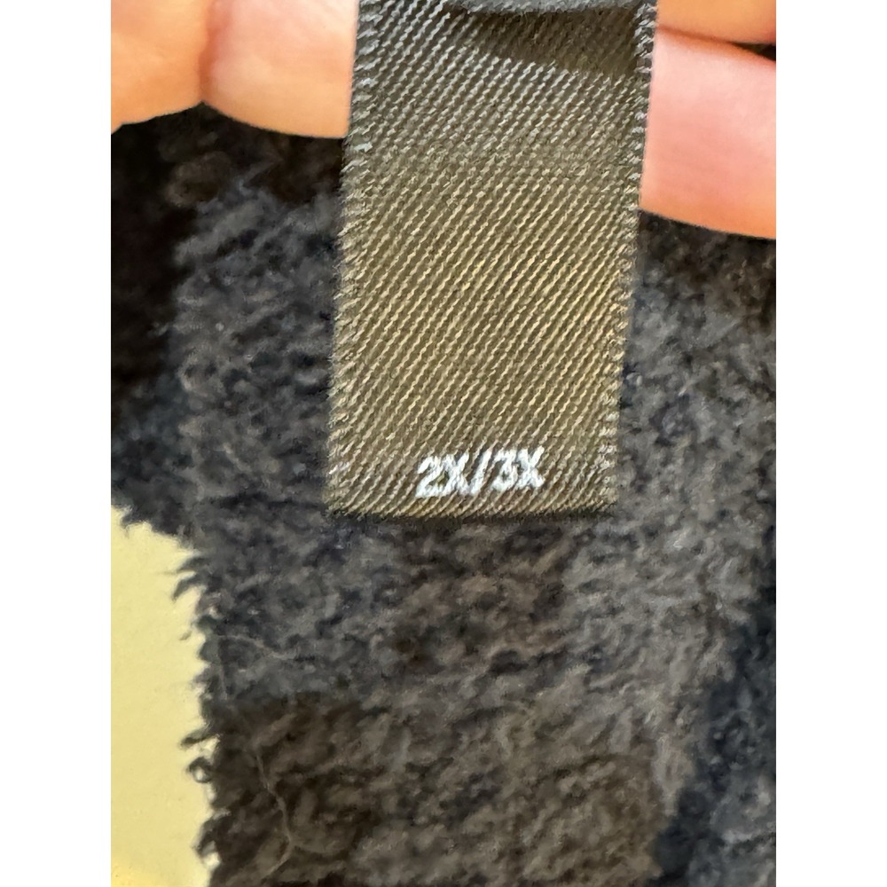 SKIMS Cozy Knit Tank Black fuzzy soft onyx lounge Y2K 90s sz 2X/3X - Picture 5 of 7